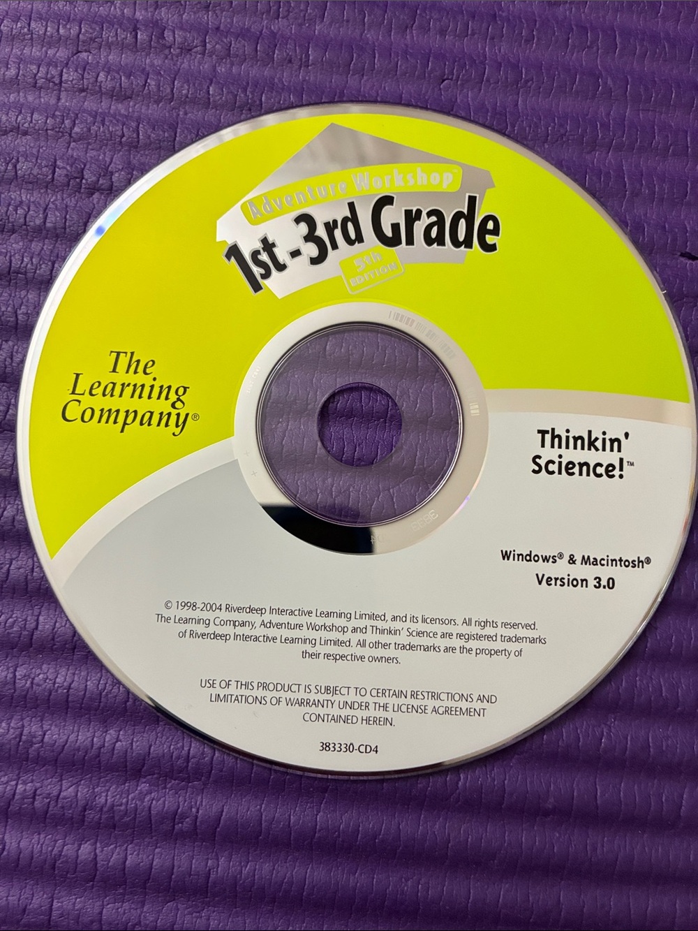 Thinkin' Science! 1st-3rd Grade Educational CD - Green/White